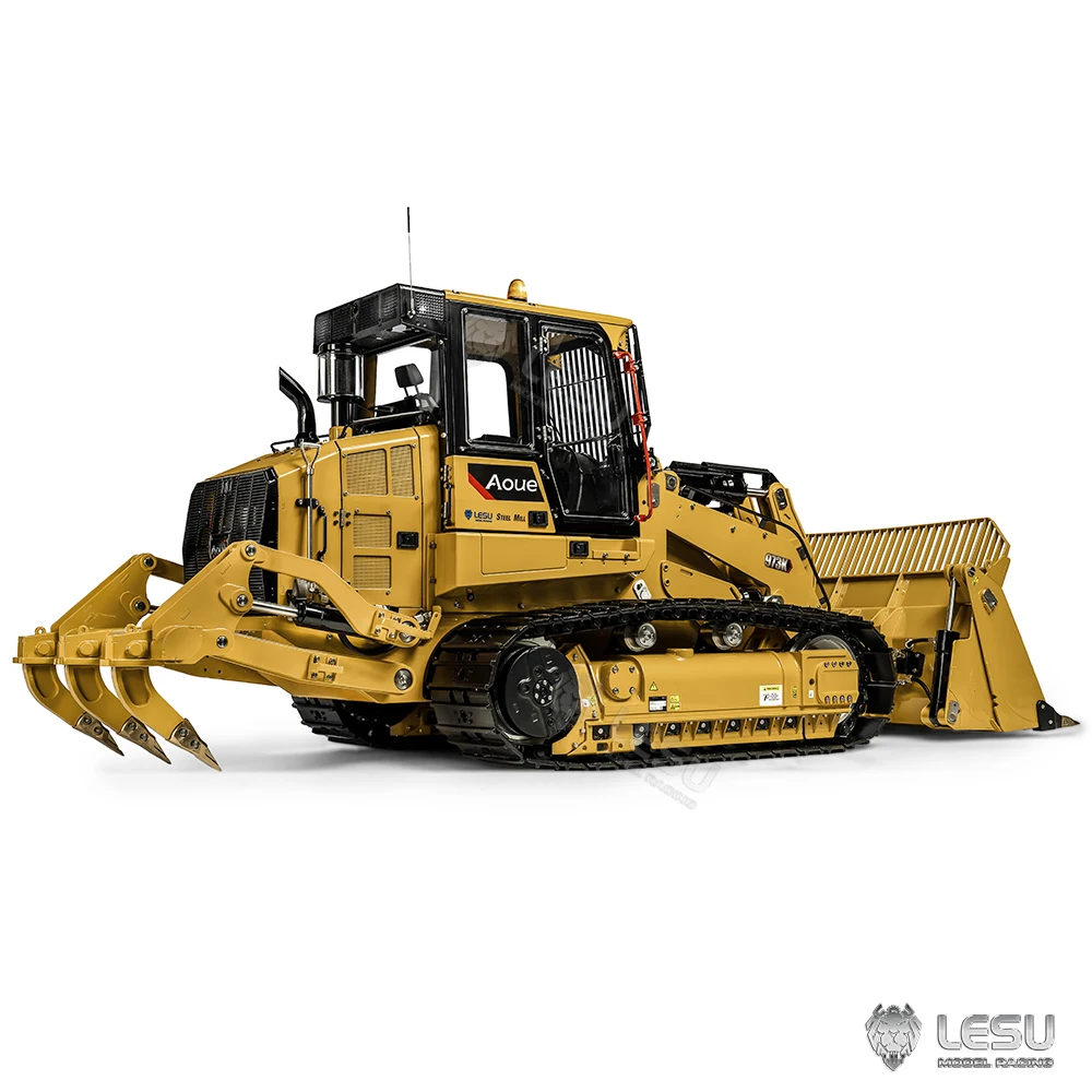 LESU AOUE 973K 1/14 RTR RC гидравлический металлический погрузчик грузовики окрашенная