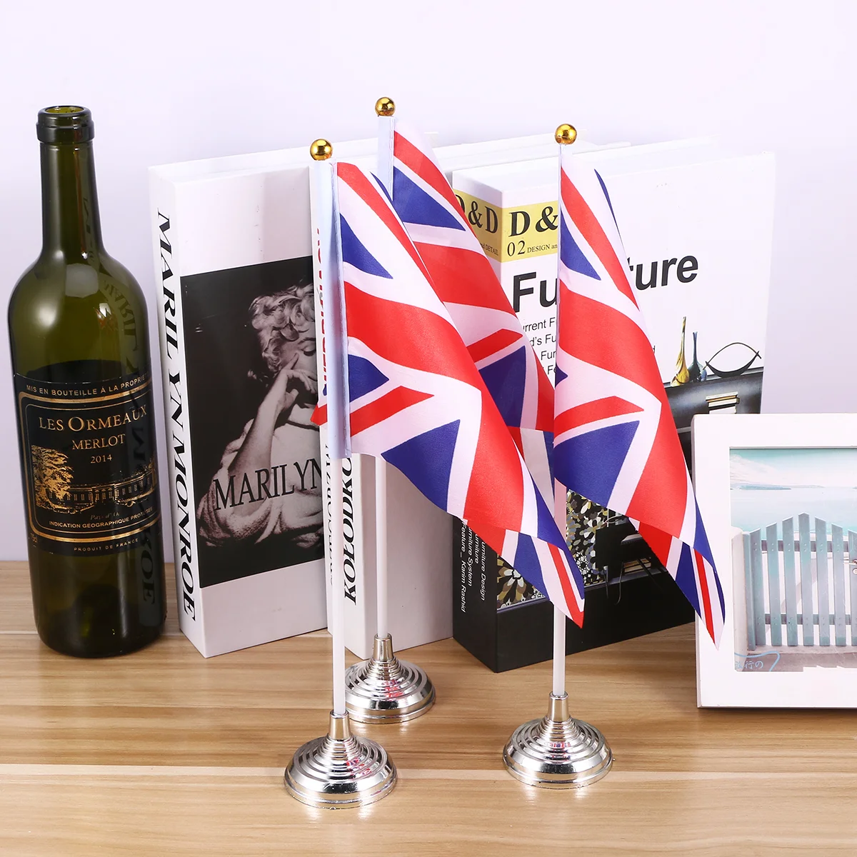 

Flag Flags Uk British Desk Britain Mini Decorations Small Table United Kingdom Stick Decor Desktopoffice Stand Union Jack Great