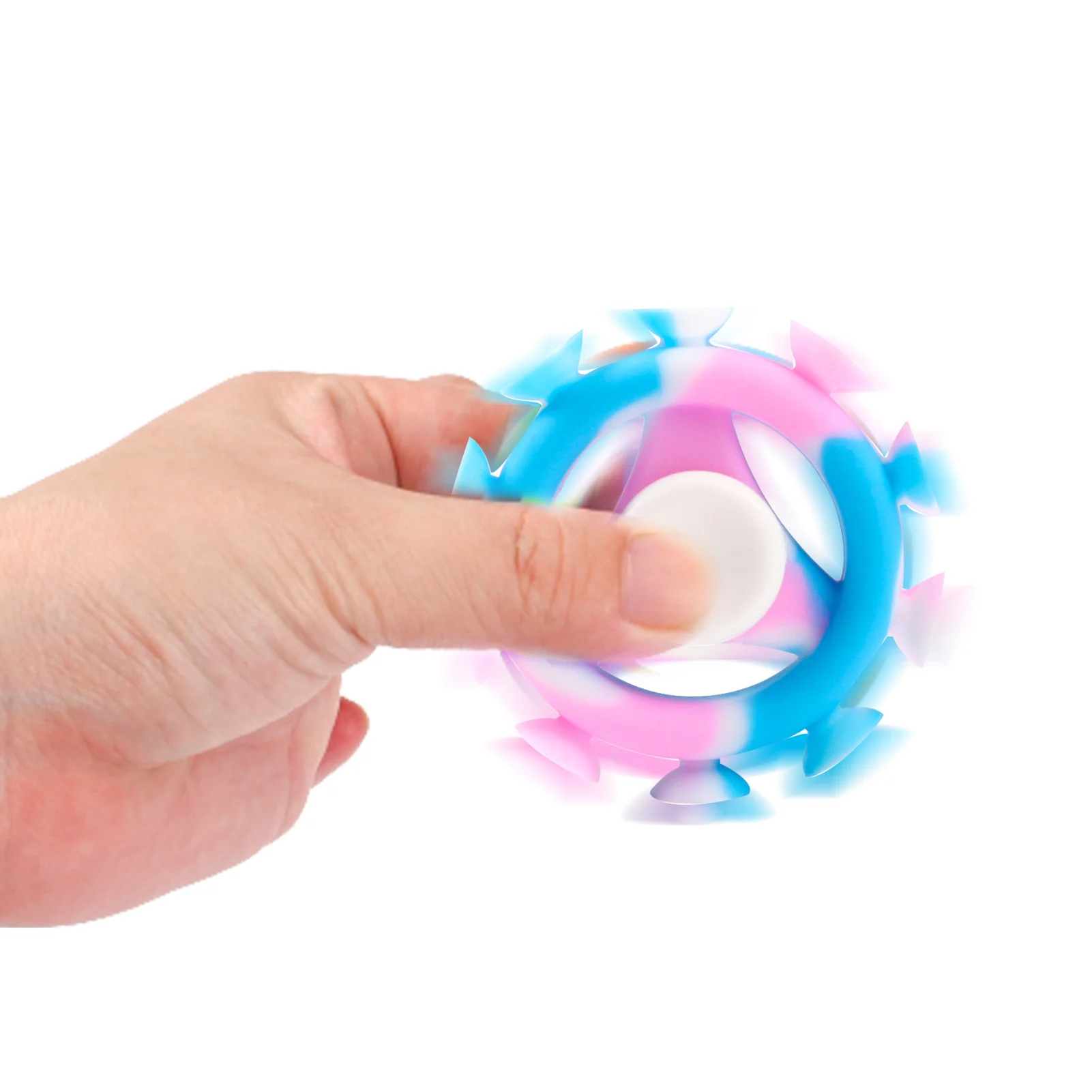 

Игрушки-Спиннеры на присоске, забавные силиконовые сенсорные игрушки, подарок на день рождения для малышей, игрушки для малышей, вращающийс...