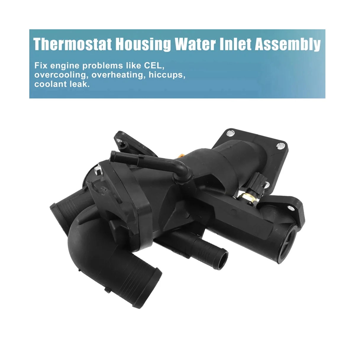 Автомобильный охлаждающий водяной Термостат в сборе корпуса для Jaguar S-Type XF XJ8 XK8 XKR