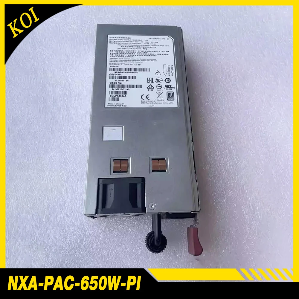 650W NXA-PAC-650W для блока питания Cisco NXA-PAC-650W-PI PS-2651-3S-LF