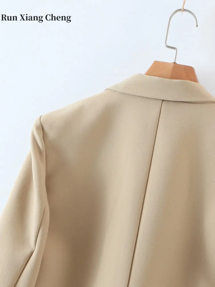 Summer Spring 2023 Women's Suit with Skirt New Chic and Elegant High Korean Style Waist Lotus Leaf Off-center Button Skirt Suit