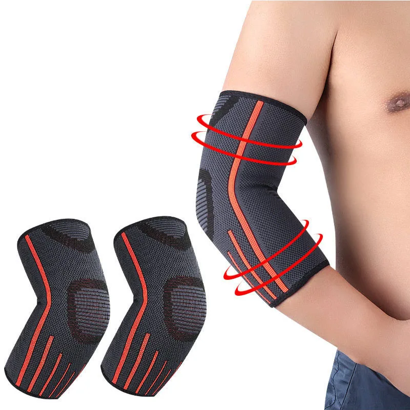 Sports Stretch Knitted Elbow Support Outdoor Running Basketball Badminton Joint Protector Pad for Men Women | Спорт и развлечения