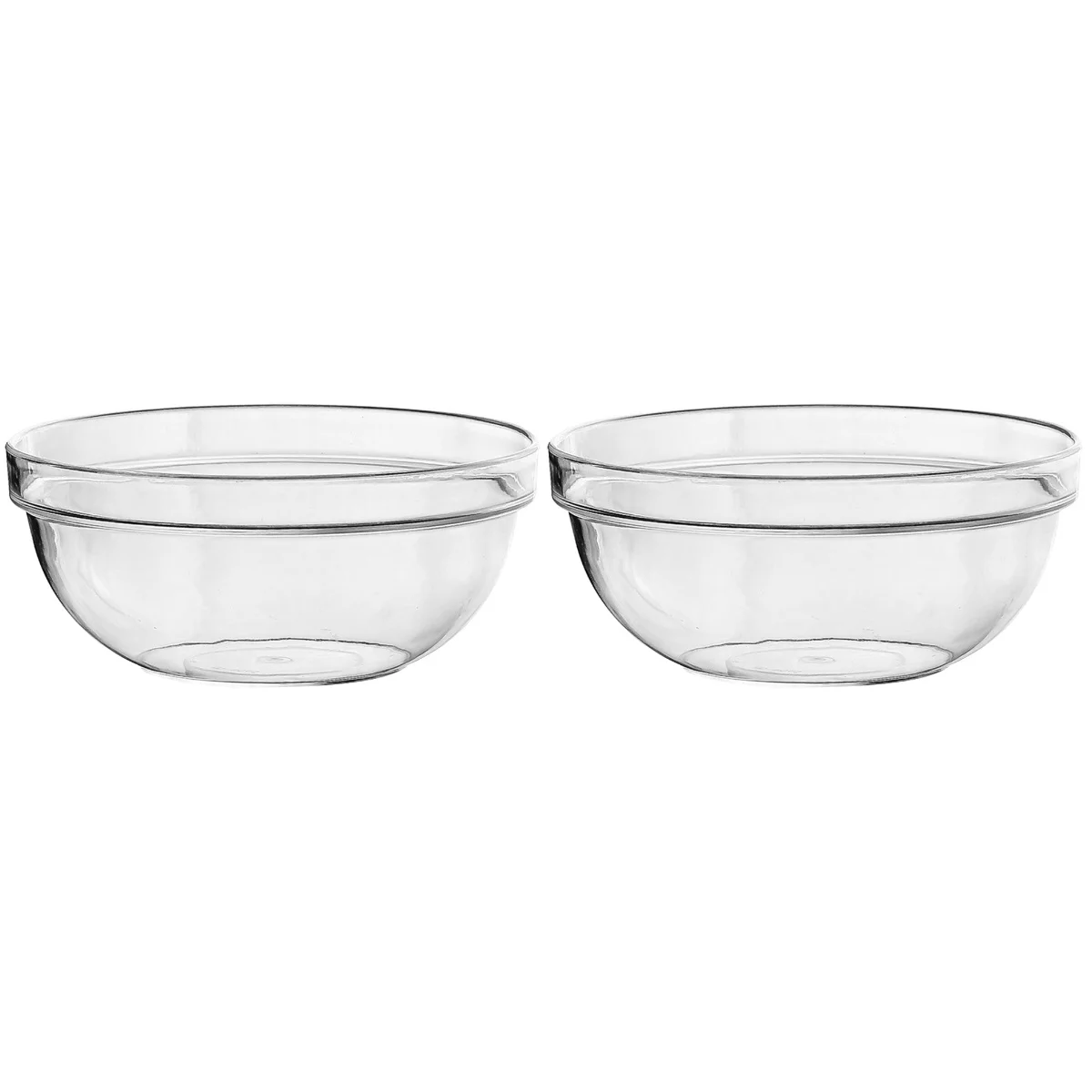 

2x Unbreakable Rice Pasta Onion Soup Bowls Decorative Bowl Container Salad Bowl for Canteen Home