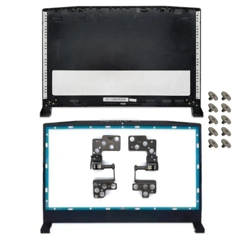 Фото Новый чехол для ноутбука MSI Katana GF66 11UE 11UG MS-1581 MS-1582 15,6, задняя крышка ЖК-дисплея, передняя панель, петли, верхний чехол, задняя крышка AB Shell №1