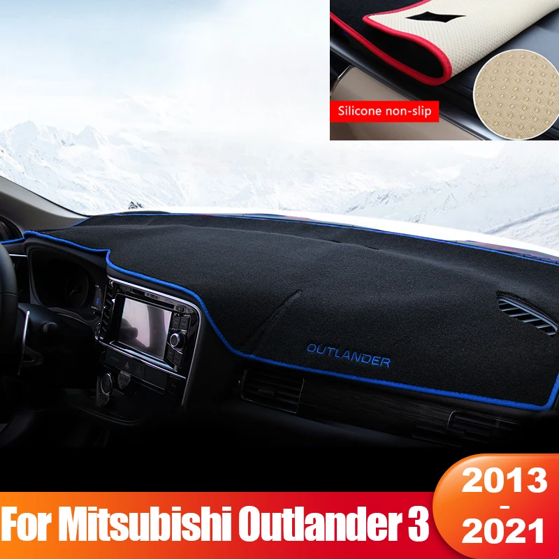 

Для Mitsubishi Outlander 3 III 2013 2014 2015 2016 2017 2018 2019 2020 2021 приборной панели автомобиля солнцезащитный козырек коврик аксессуары