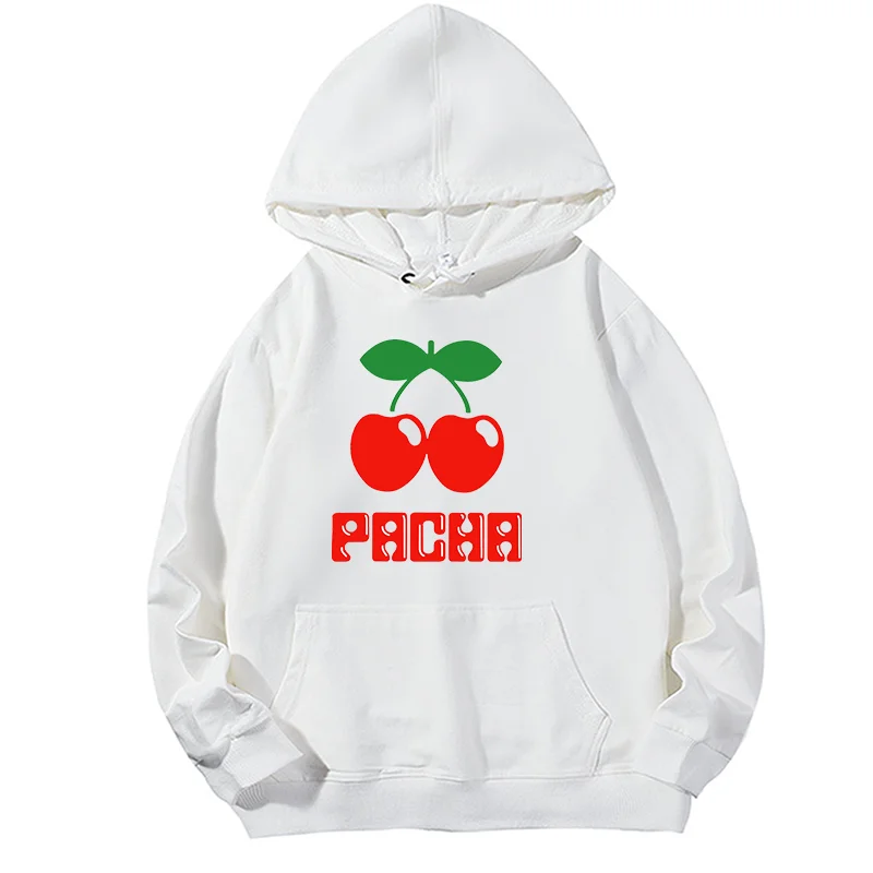 Pacha Ibiza House Cool Dance Space Privilege White Island fashion Hooded sweatshirts cotton Hooded Shirt Man sweatshirts