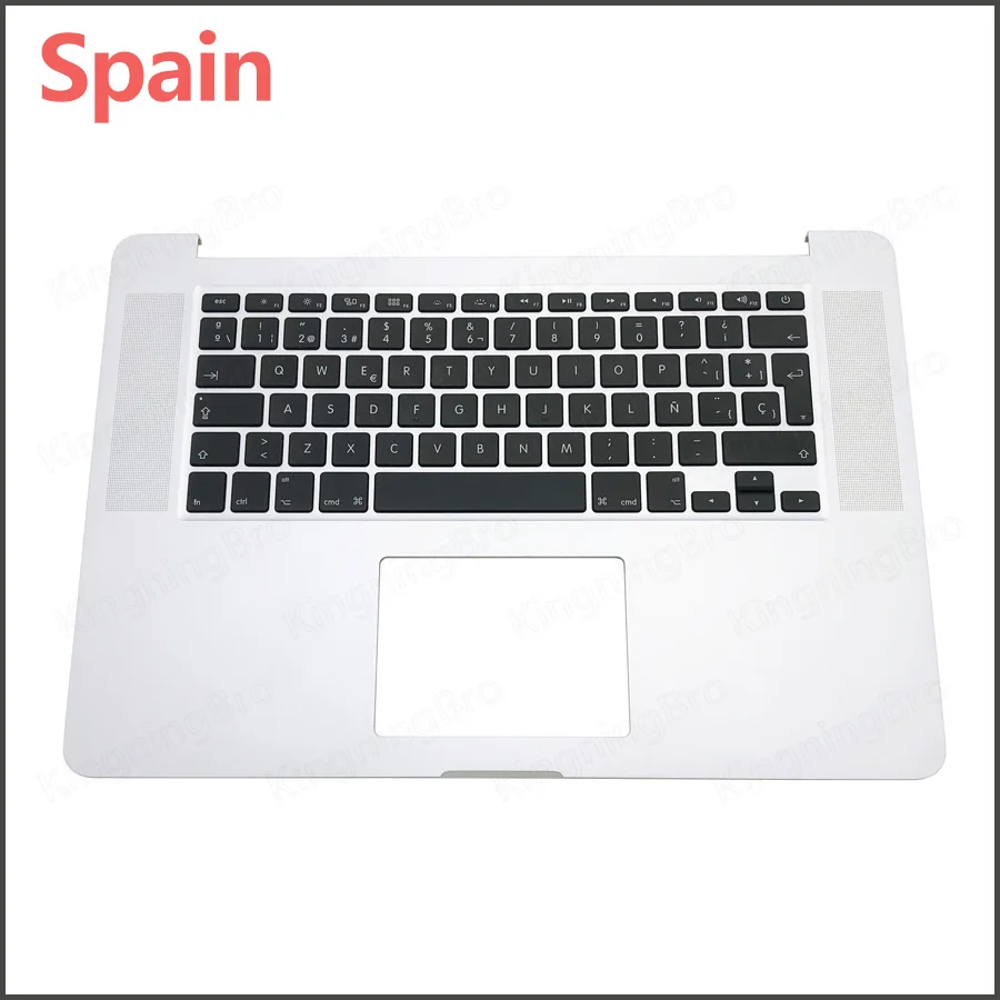 Оригинальная клавиатура A1398 Topcase английская американская испанская французская