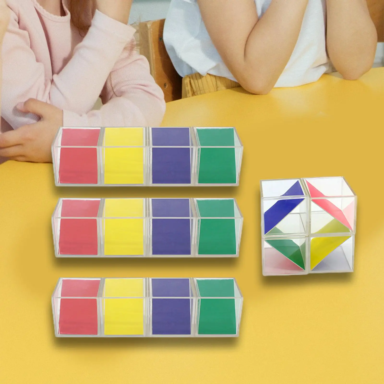 

16 шт., Детские квадратные математические кубики