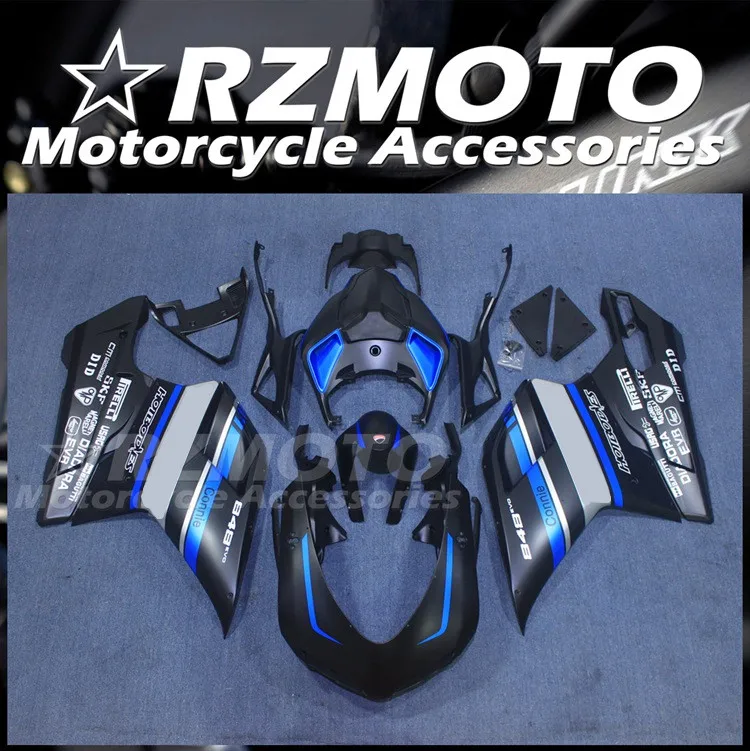 

Injection Mold New ABS Fairings Kits Fit For Ducati 848 1098 1198 2007 2008 2009 2010 2011 2012 07 08 09 10 11 12 Blue Matte