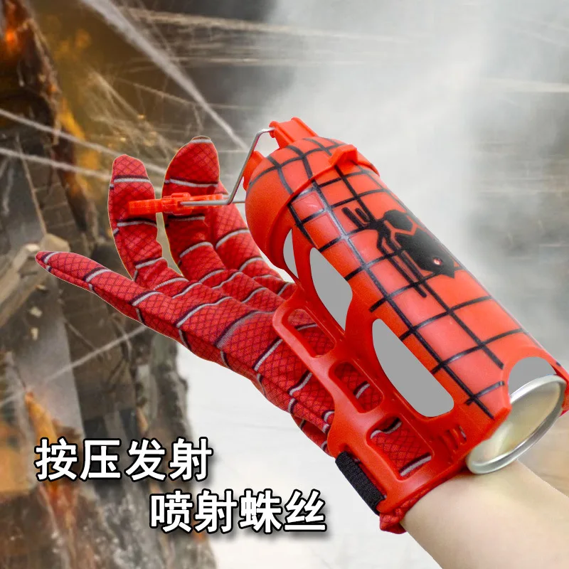 

Spider silk launcher sprayable spider silk gloves launcher set Role-playing toys prank toys toys for 4 years old child boy
