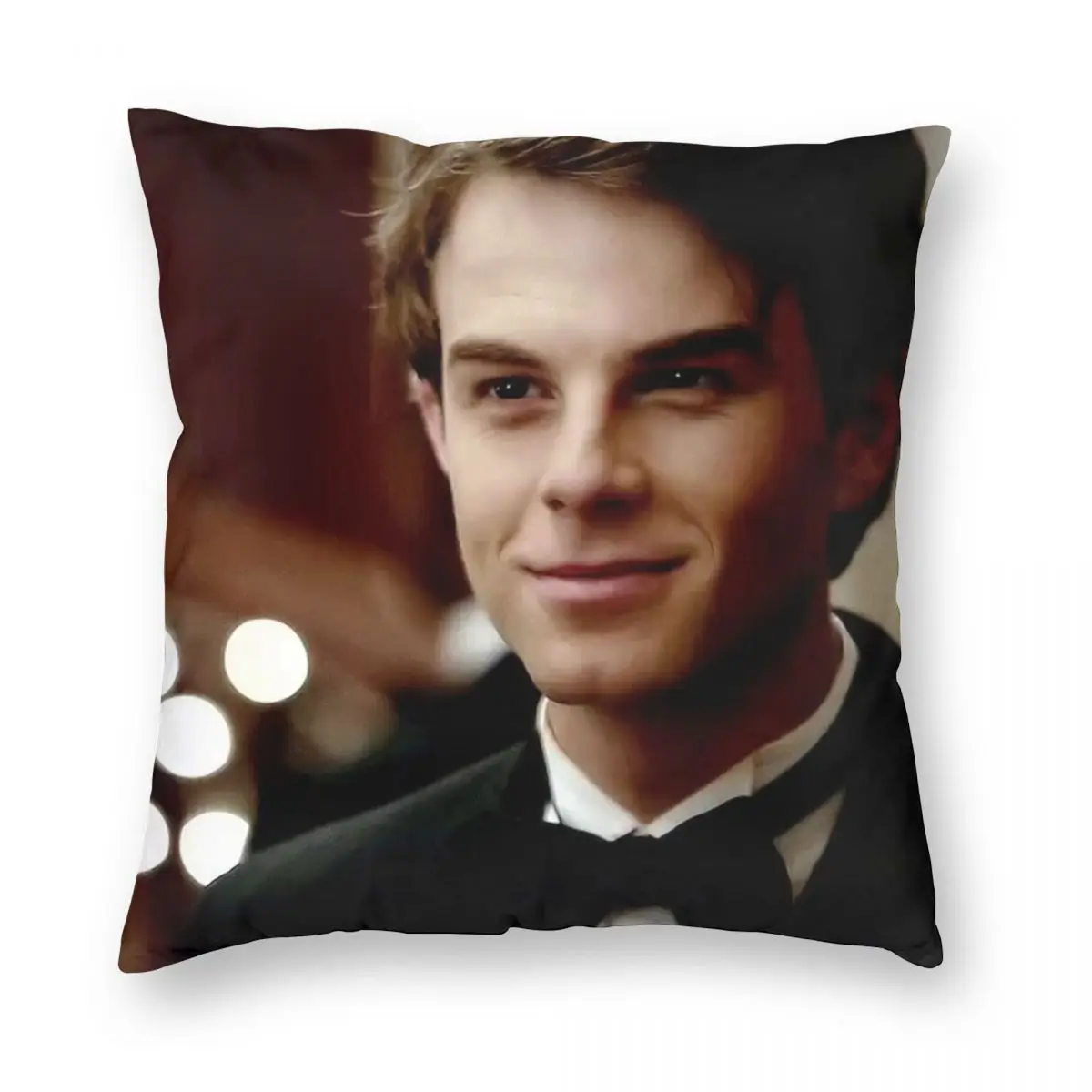 

Kol Mikaelson Square Pillowcase Polyester Linen Velvet Pattern Zip Decor Home Cushion Cover 45x45