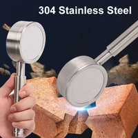 304 stainless steel high quality super pressurized shower head hand held anti fall sprayer water saving rain shower