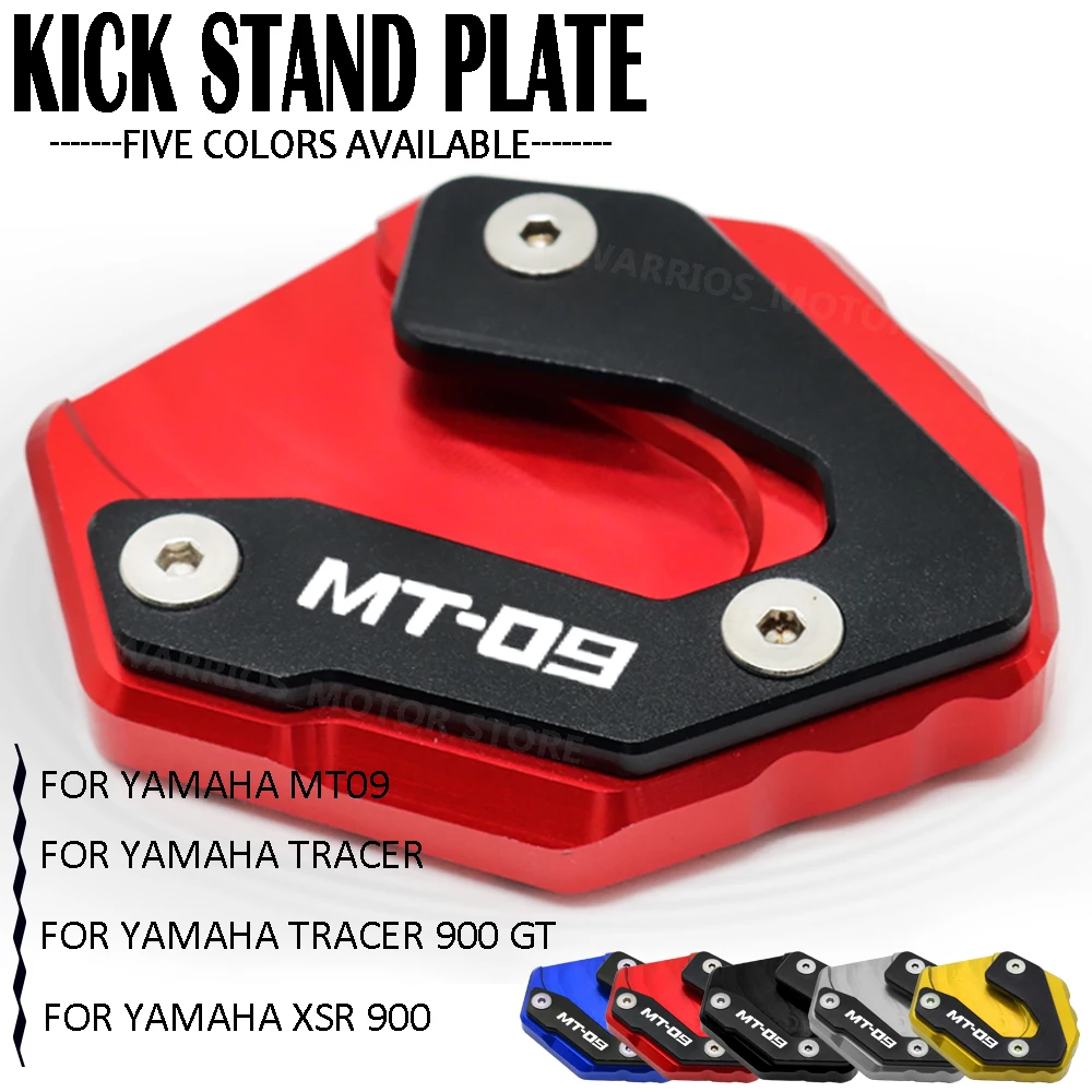 

For YAMAHA MT09 XSR 900 TRACER TRACER 900 2014-2021 2018 2019 2020 Motorcycle Kickstand Plate Side Stand Pad Enlarger