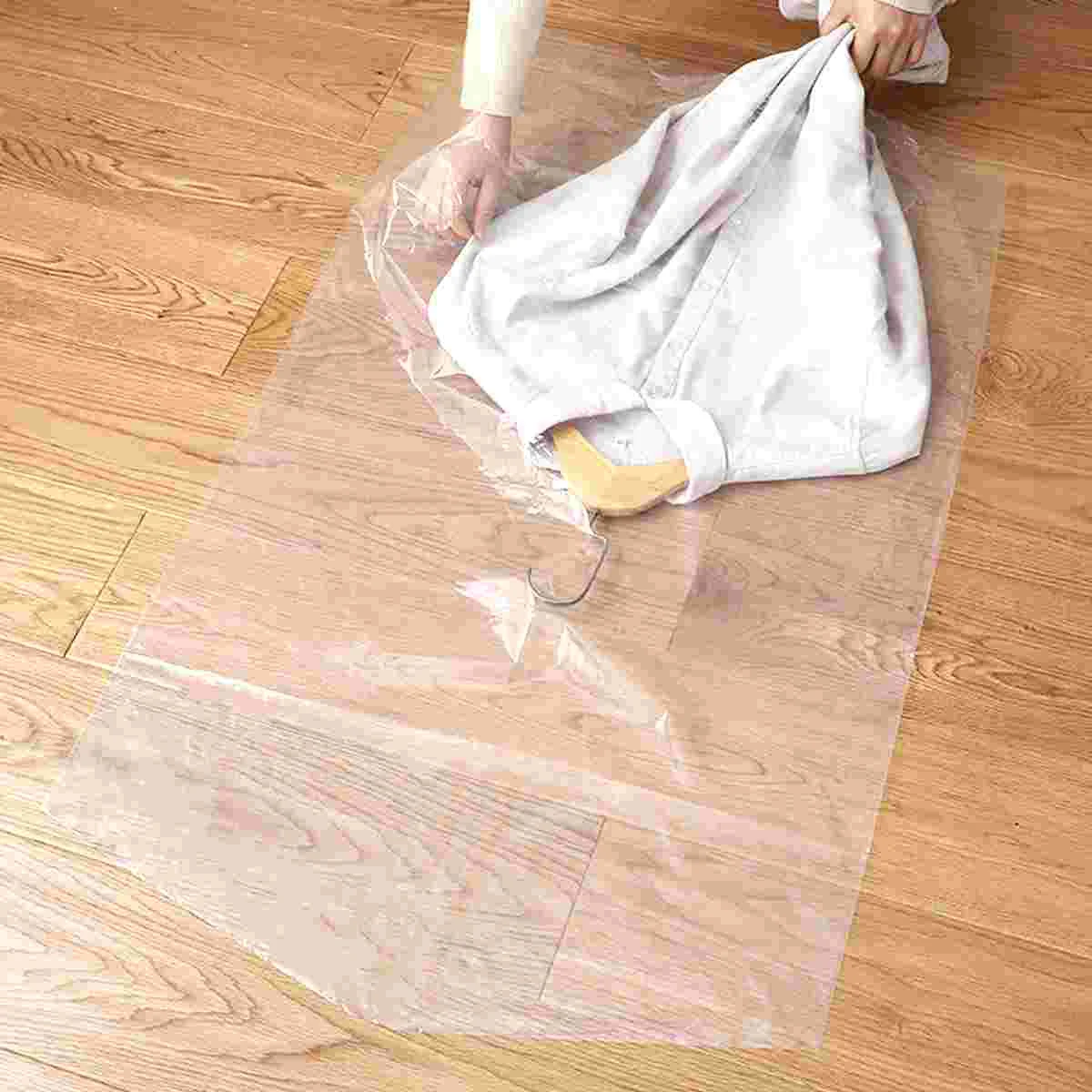 

60x90cm Clothes Dust Cover Clear Plastic Garment Bags Disposable Dustproof Storage Bags for Home Shop Outdoor