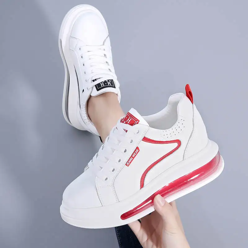 

Luxurious Red Sports Shoes Tenis Fashion Sports Sneakers 2021 Women Platform Sport Shoes Top Women's Running Shoes Net Tennis