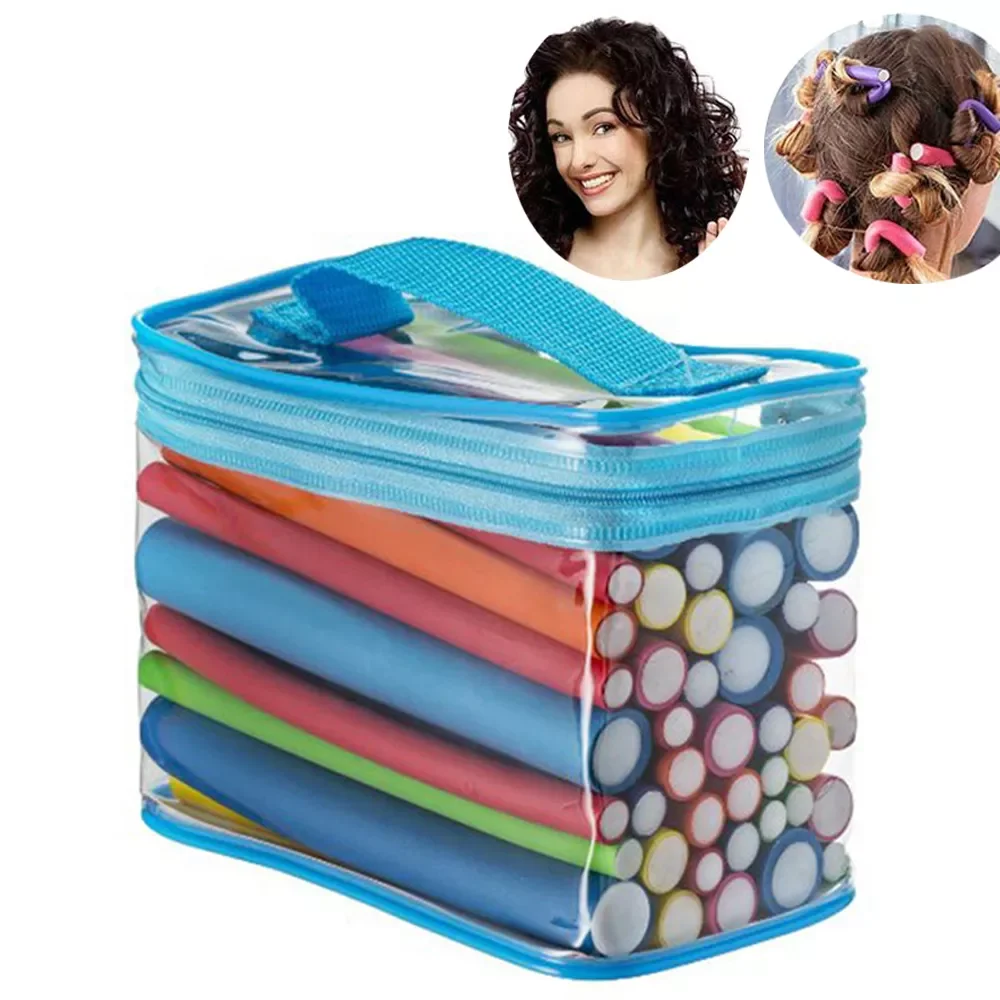 

NEW IN Heatless Hair Curler Curling Rod Headband Curls Silk Ribbon Lazy Hair Rollers For Women Spiral Curling Hairdressing Tools