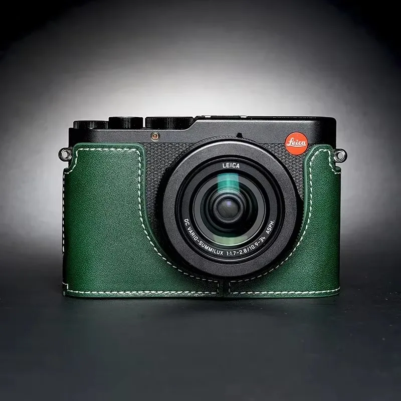 Фото Для Leica DLUX8 D-LUX8 Высококачественный получехол ручной работы из натуральной кожи, сумка, чехол для тела, аксессуары для камеры №3
