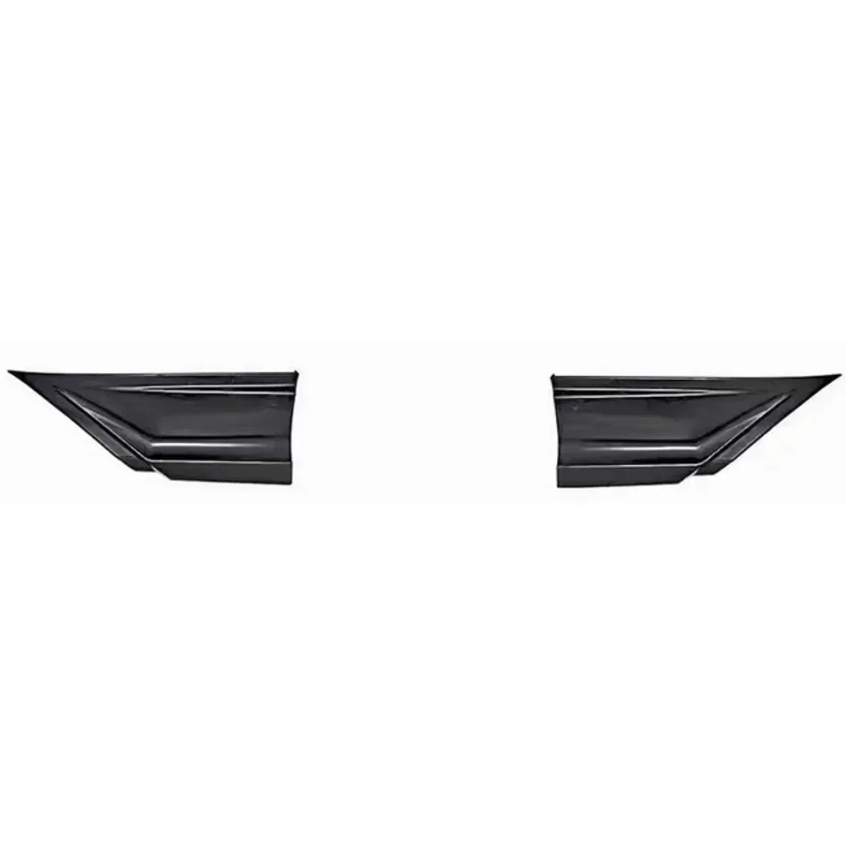 Задний бампер Civic разделители губ диффузный матовый черный стиль YOFER для Honda 11th Gen