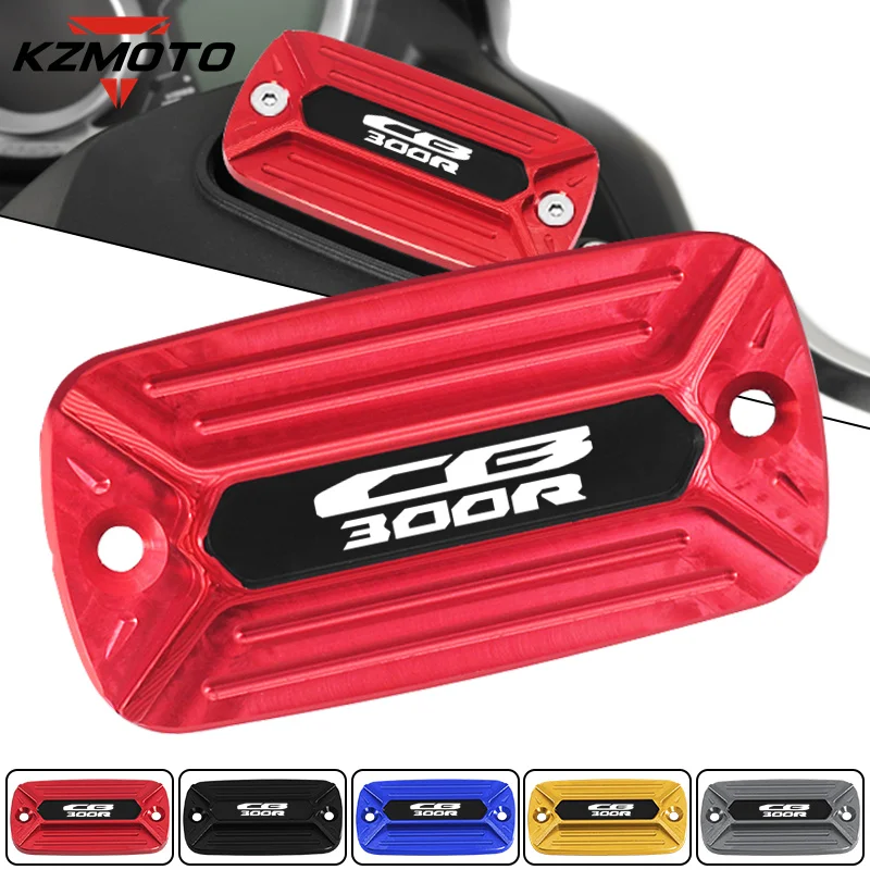 Купи NEW Master Cylinder Cover For HONDA CB300R CB1000R CB 300R 1000R 2018-2022 Motorcycle CNC Front Brake Fluid Reservoir Cover Cap за 445 рублей в магазине AliExpress