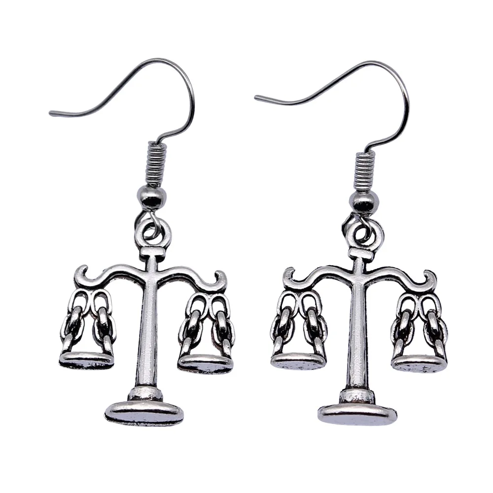 Серьги-подвески весы ручной работы 2 цвета | Украшения и аксессуары