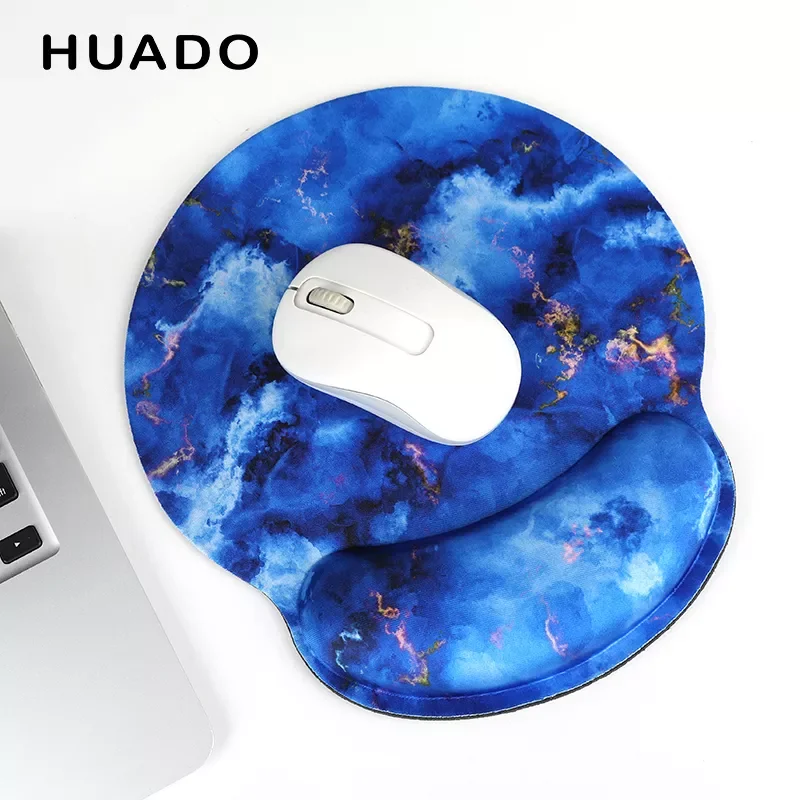 Mouse Pad with Wrist Rest Thicken Soft Comfortable Anti Slip Cushion Ergonomic Design for PC Computer Office