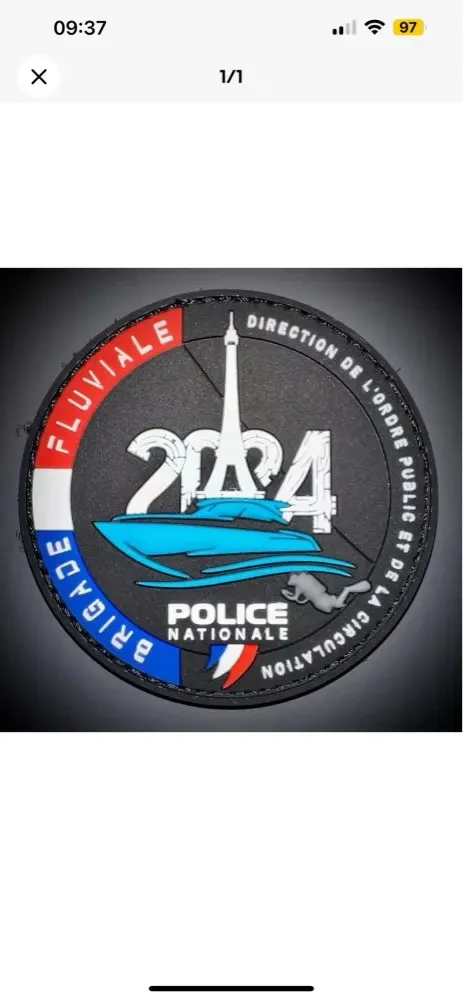 Индивидуальная ткань патч Франция ПВХ 10 штук 8 5x8 5 см