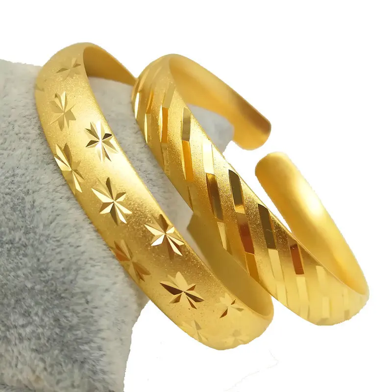 

2020 New Style Fine Sand Flush Opening Star Shower Bracelet Brass Plating Wedding Jewelry Brazalete