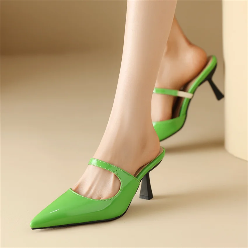 

Women Sandals 2023 Summer Sexy High Heels Classic Black Heeled Slippers Ladies Flip Flops Mules Shoes Large Size 48 Dropshoppin