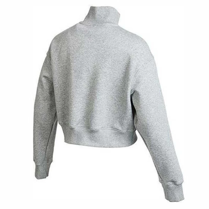 Новое оригинальное поступление женские пуловеры NIKE AS W NSW PHNX FLC QZ CROP спортивная