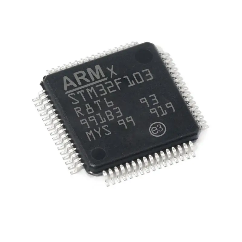 

32-битные микроконтроллеры STM32F103R8T6, чип LQFP64, новый оригинальный спот
