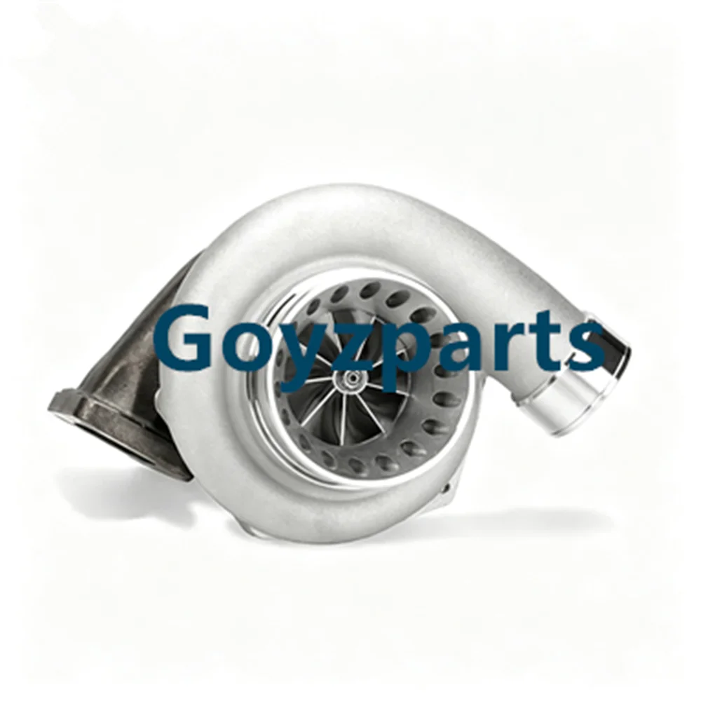 Фото Турбонагнетатель GTX3582R-66 с шарикоподшипниками, универсальный гоночный турбокомпрессор GT35 GTX35 с компрессорным колесом из цельной заготовки, A/R 0.82, V-Band, фланец T3 №2