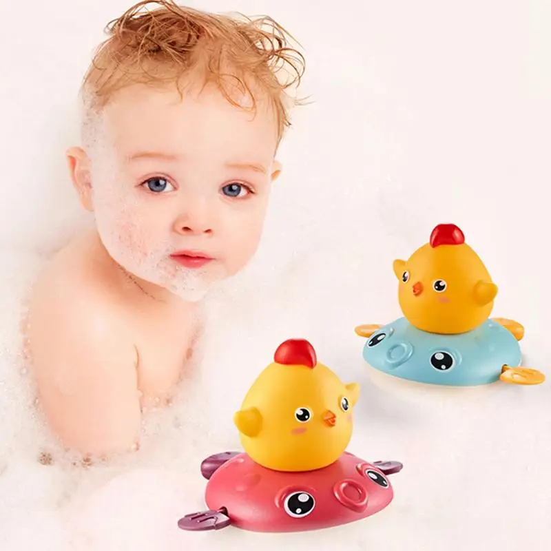 

Игрушки для ванны с воздушными рыбками и цыплятами, измеряемые температуры воды, интерактивные разноцветные игрушки для младенцев, подарки...