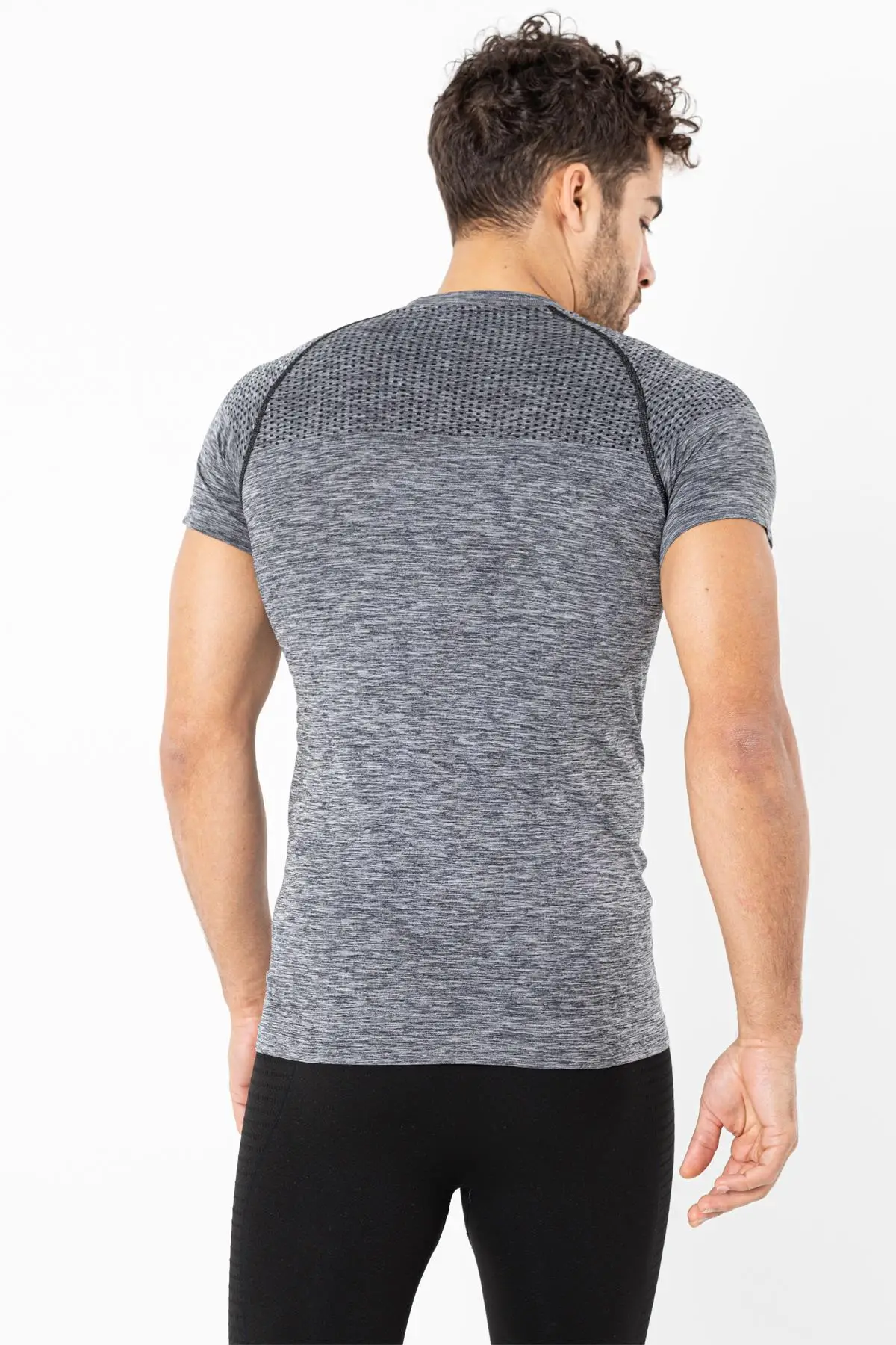 Быстросохнущие мужские рубашки для бодибилдинга фитнеса тренировок дышащая