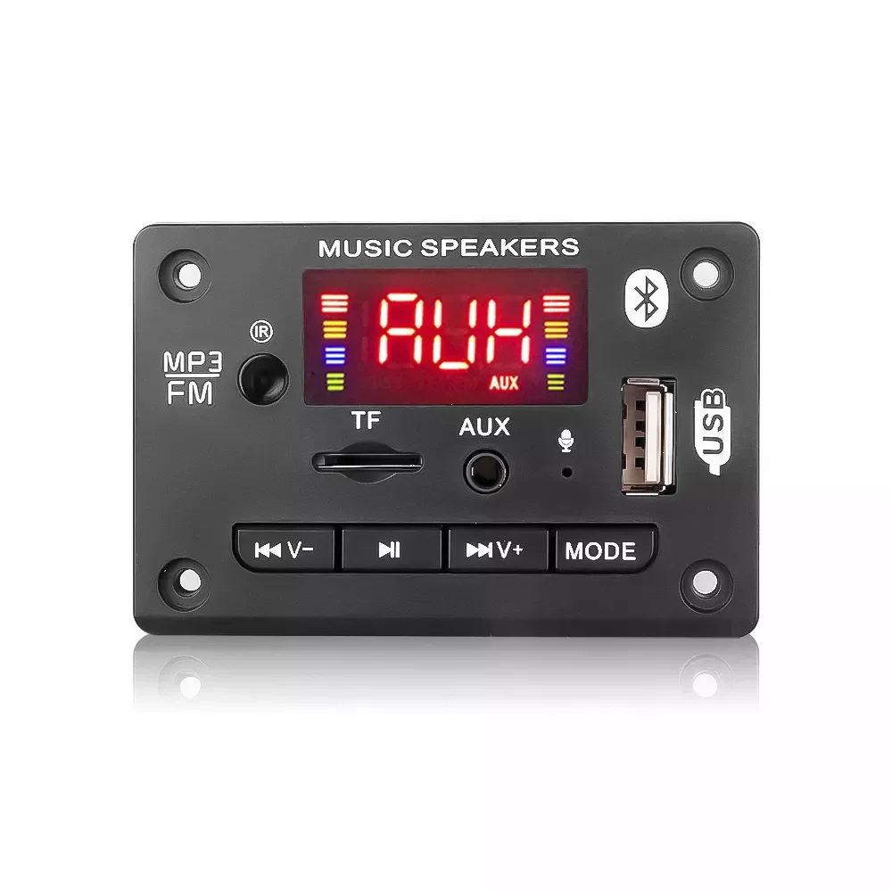 

7V-18V Bluetooth 5.0 MP3 Decoder Board 2*25W WAV Decoding MP3 Player Audio Module With Amplifier WMA TF USB FM Radio