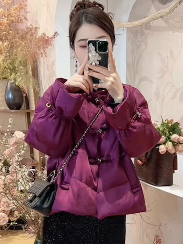 Маленькое женское платье в стиле ретро национальном среднего возраста плотная