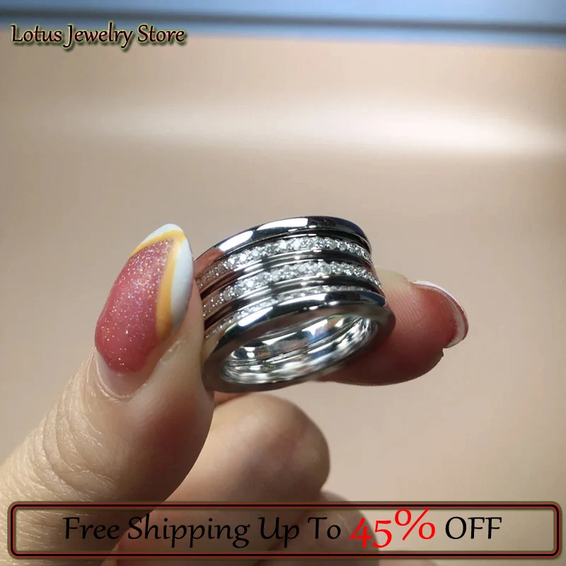 Модное роскошное изящное ювелирное изделие из стерлингового серебра