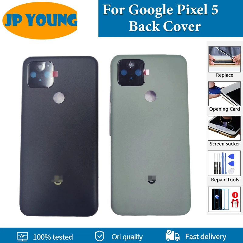 Оригинальная задняя крышка для Google Pixel 5 аккумулятора корпуса детали задней