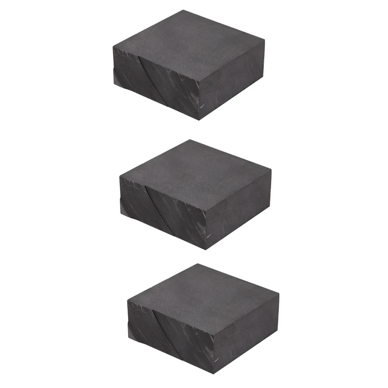 

3X High Purity Fine Grain Graphite Ingot Blank Block Sheet 50Mmx50mmx20mm