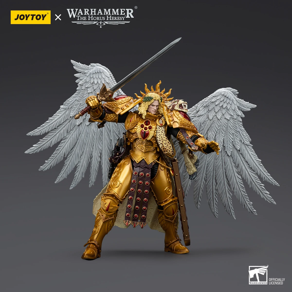 Фото Игрушка Joy, аниме-фигурка Warhammer 40K Blood Angels Sanguinius Primarch of the IXth Legion, экшн-фигурка, 18 см, декор, подарок на день рождения №2