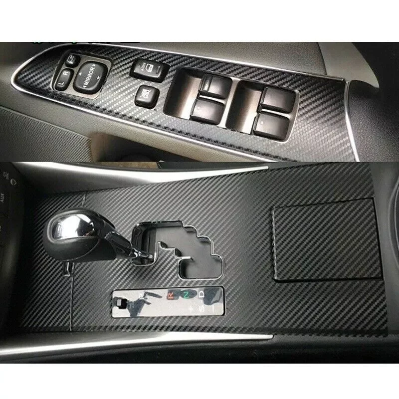 

Parts Cover Panel Stickers Black Box Car Carbon Fiber For LEXUS IS250 300 350