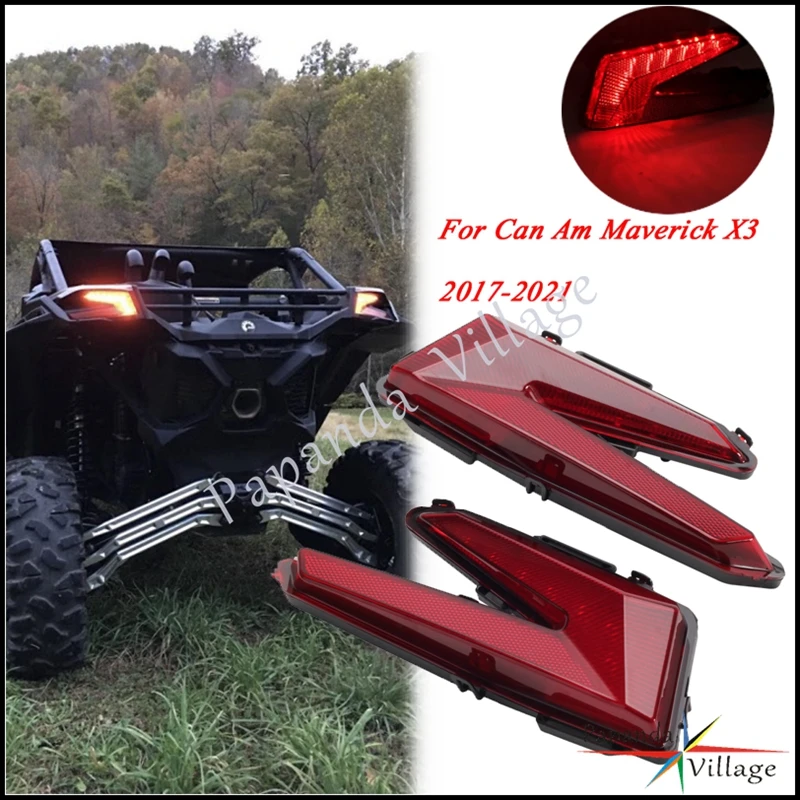 

Rear LED Tail Light Brake Lamp For Can Am Maverick X3 900 MAX Turbo R Turbo R XRC XDS Red Taillight OEM 710004743 / 710004744