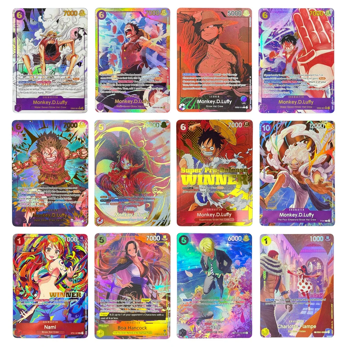 Фото Коллекционная карта One Piece Proxy Card 2025 Promo Starter EB PRB: Монки Д. Луффи, аниме TCG, одиночная карта, игрушка, подарок №1