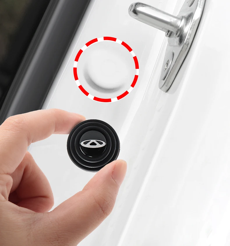 4 шт. амортизирующая прокладка для автомобильной двери буферные наклейки подушка