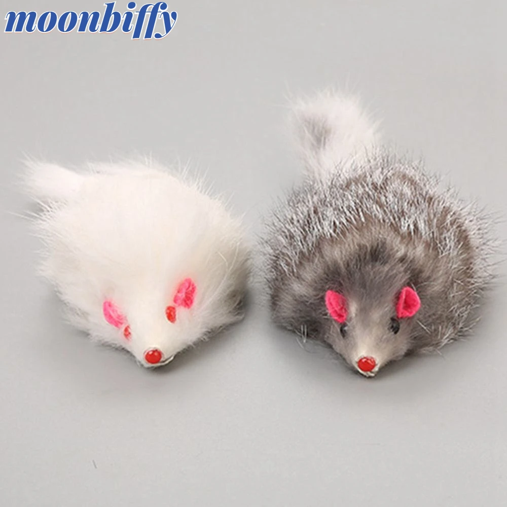 

Furry Plush Lifelike Mouse Model Prop 18cm Small Rat Fake Mice Halloween Gift Toy Party Decor Practical Jokes Novelty Funny Toys