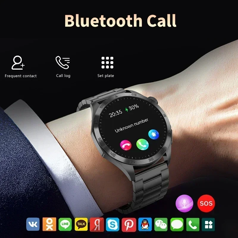 Мужские смарт-часы с функцией измерения уровня сахара в крови