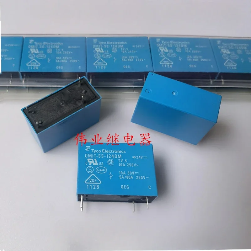 (Совершенно новое) 1 шт./лот 100% оригинальное реле: OMIT-SS-124DM 24 В 4 контакта 10 А