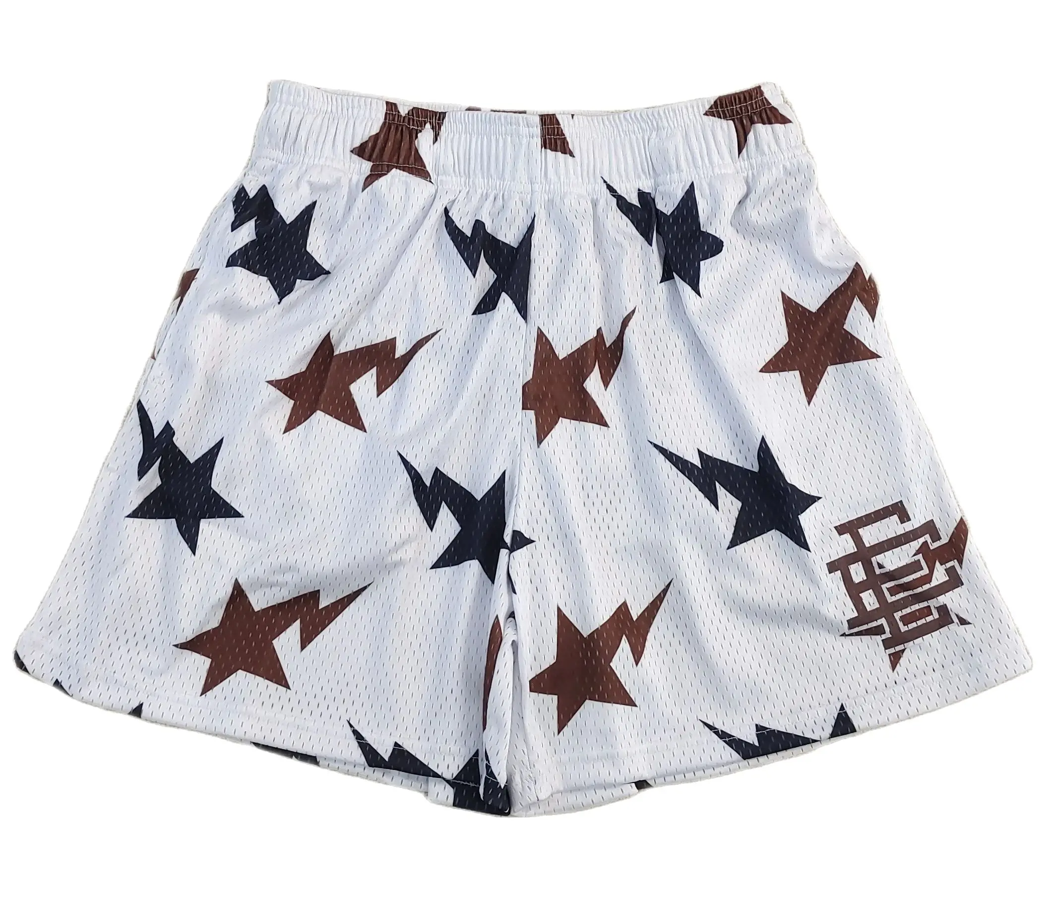 

Zhcth Store EE Eric Shorts MEN New York Skyline Casual Shorts Fitness Sports Shorts EE SHORTS Jogging Mesh Breathable Shorts