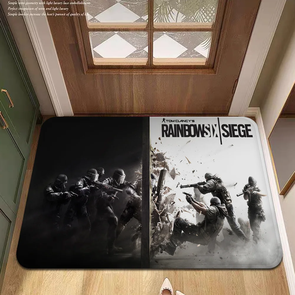 Коврик Rainbow Six Tom C-clancy — Противоскользящий Мягкий Домашний Дверной Современный