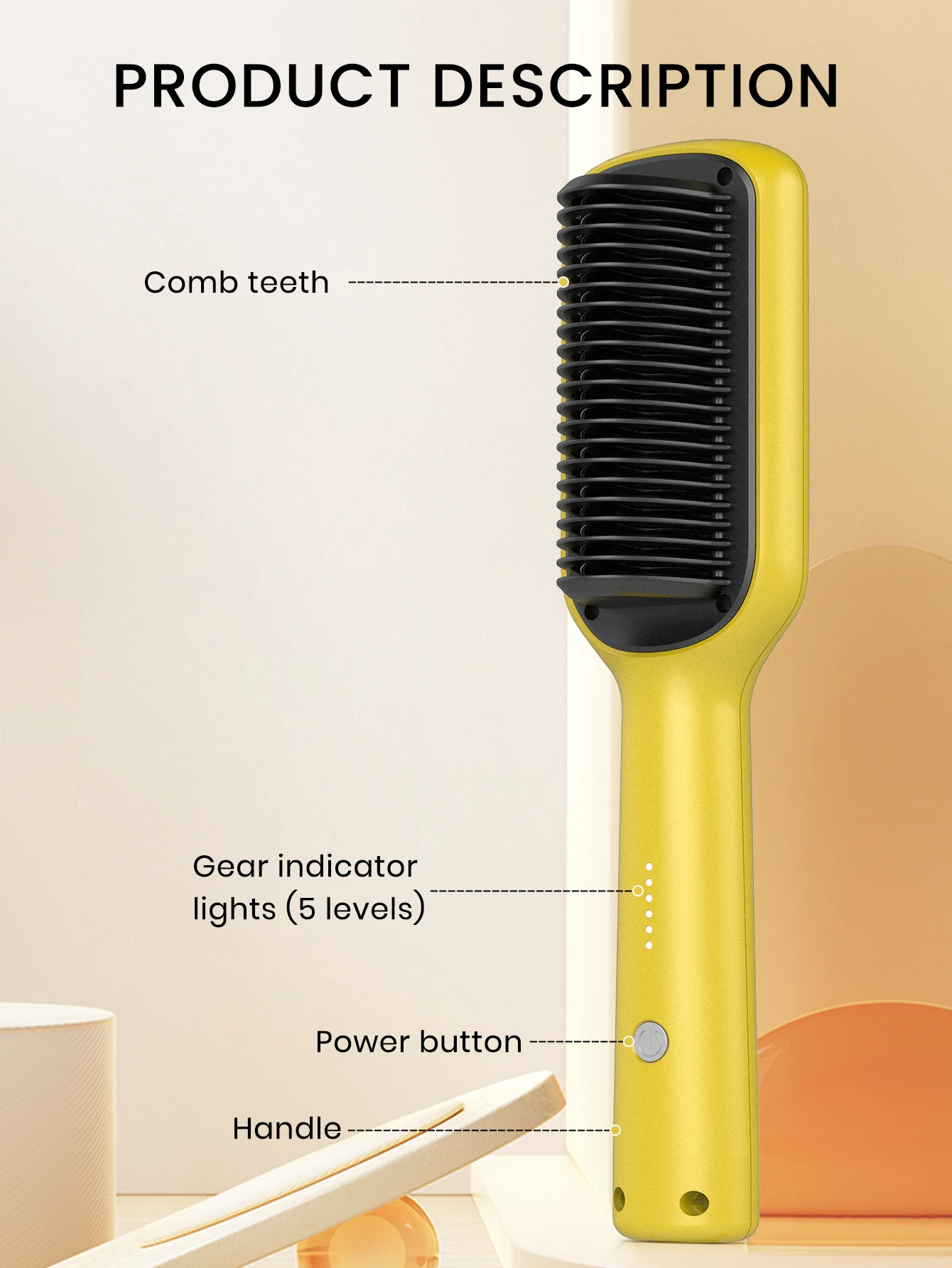 Дропшиппинг электрическая милая щетка для волос инструменты быстрой ухода за